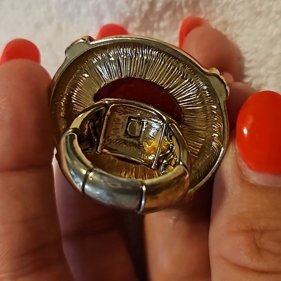 #0078 Vintage Stretchy costume Red ring - Picture 5 of 6